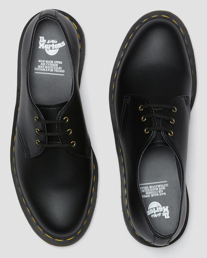 Zapatos Oxford Dr Martens Vegan 1461 Felix Hombre Negros | MX 199CTV